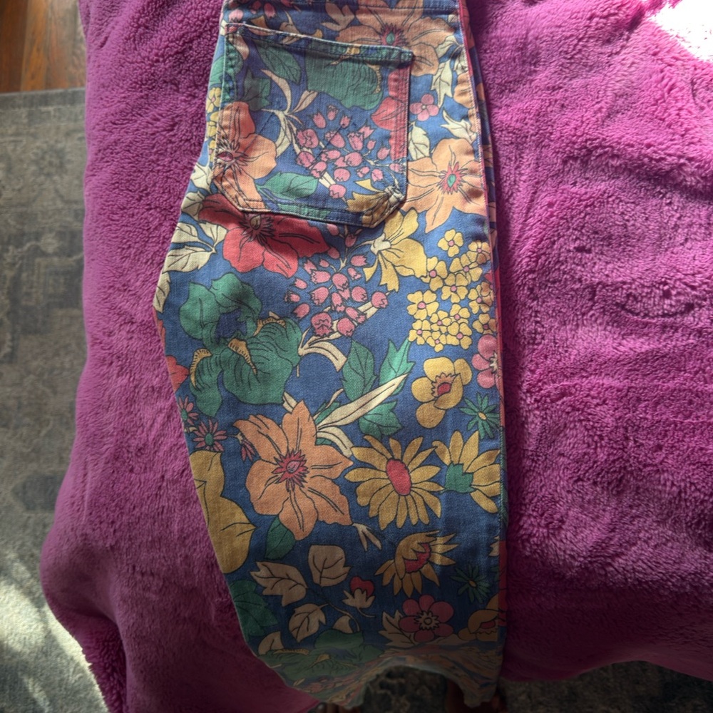 MOTHER Floral Multicolor Jeans